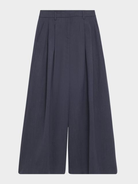TWP New Didi Wool-Blend Wide-Leg Pants