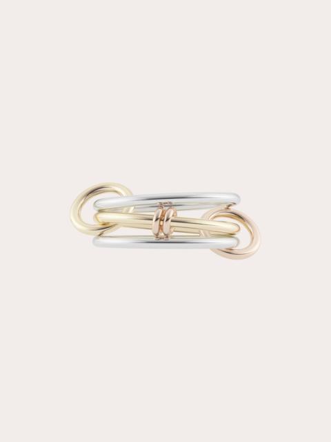 Spinelli Kilcollin Acacia 18K Two-Tone Gold and Sterling Silver Linked Rings