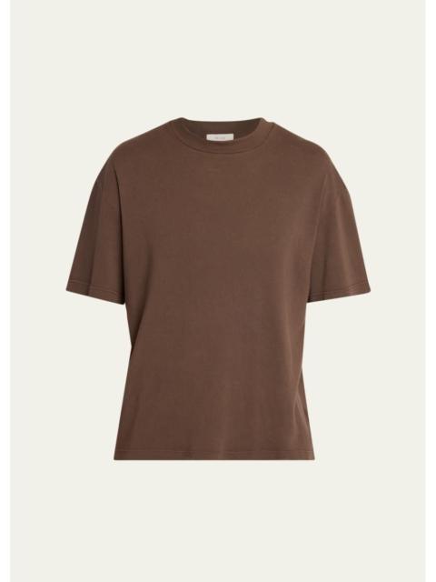 The Row Men's Madoc Slub Rib Jersey T Shirt