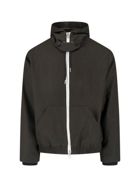 sacai WOOL HOODED SWEATSHIRT