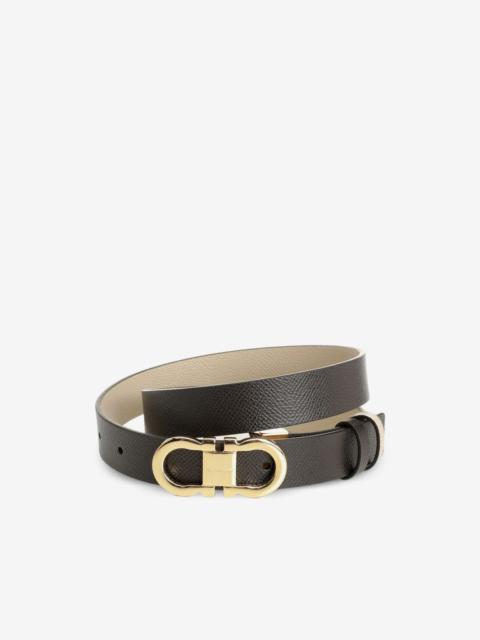 FERRAGAMO reversible and adjustable Gancini belt