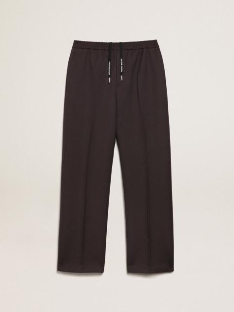 Golden Goose Men's joggers in licorice color