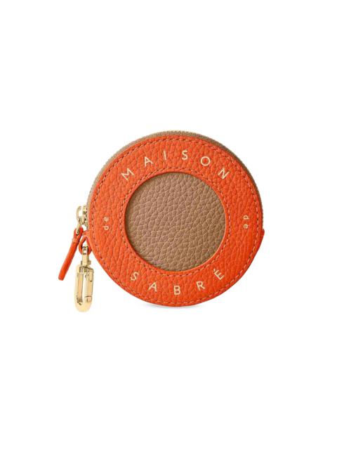 MAISON de SABRÉ Women's Leather Coin Purse - Sandstone Manhattan