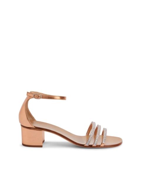 Giuseppe Zanotti Martha round-toe leather sandals