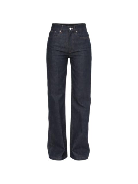 A.P.C. indigo cotton jeans