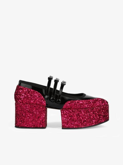 REPETTO x NOIR KEI NINOMIYA - Glitter platform Mary Janes