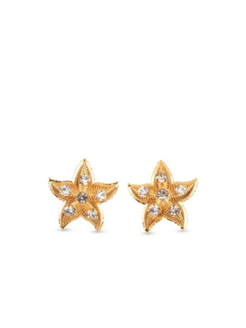 Asteroidea starfish-motif earrings