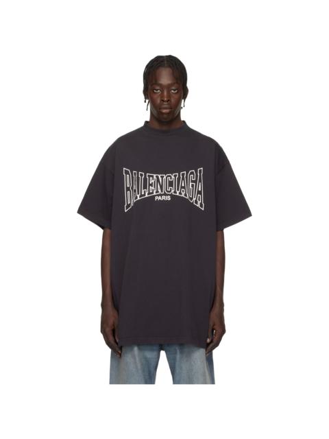 BALENCIAGA Black 'Balenciaga Boxing' Oversized T-shirt