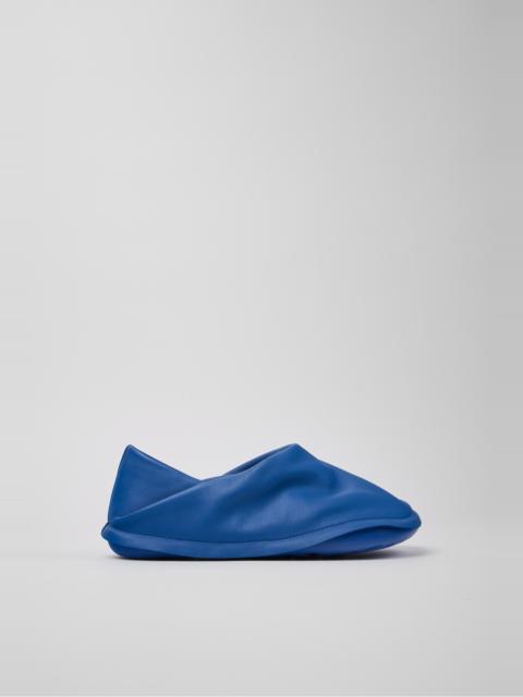 CAMPER Camper x ISSEY MIYAKE - Peu Form Blue Leather Moccasins for Men.