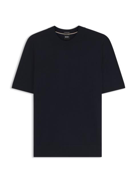 BOSS KNITTED SWEATER IN VIRGIN WOOL