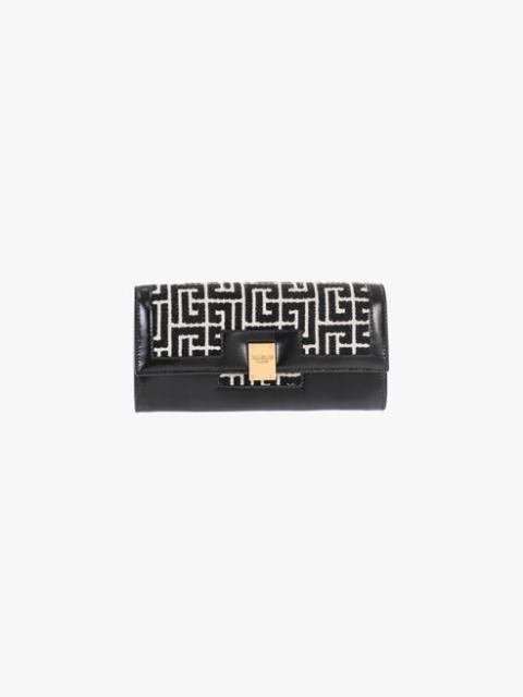 Bicolor jacquard 1945 wallet