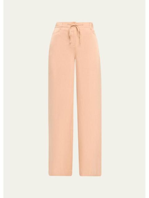 KOBI HALPERIN Mason Wide-Leg Drawstring Pants
