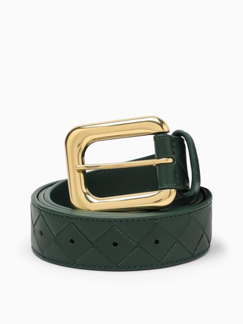 Bottega Veneta Raintree green Chain Link woven belt