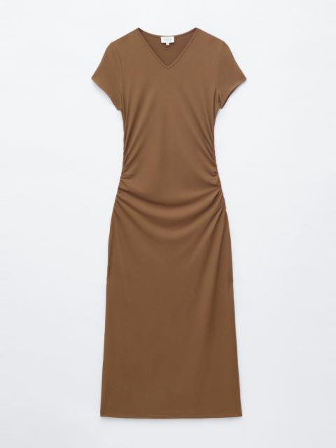 & Other Stories Piqué Jersey Midi Dress