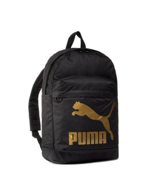 PUMA PUMA Originals Backpack 'Black Gold' 076643-01
