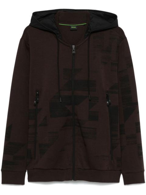 BOSS graphic-print hoode