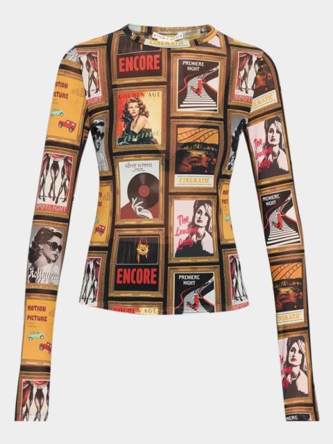 Alice + Olivia Delaina Long-Sleeve Top