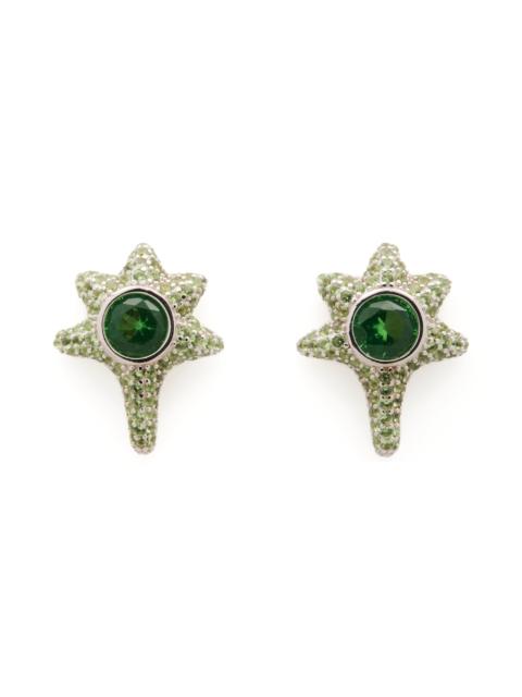 Collina Strada APPLE GREEN CORAL STUDS