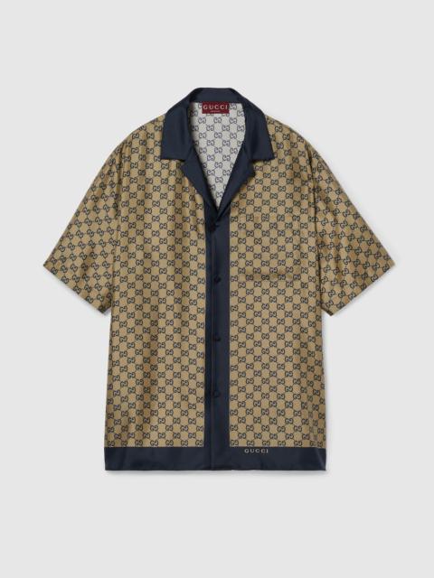 GUCCI Printed silk shirt