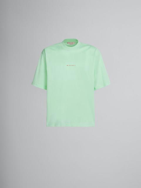 Marni PINK BIO COTTON T-SHIRT WITH LOGO