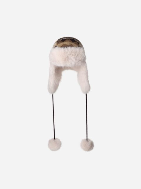 UGG ® Women's Braylee ®Isle Flap Hat in Coffee Grounds Heather
