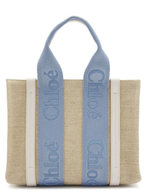 Woody small canvas tote