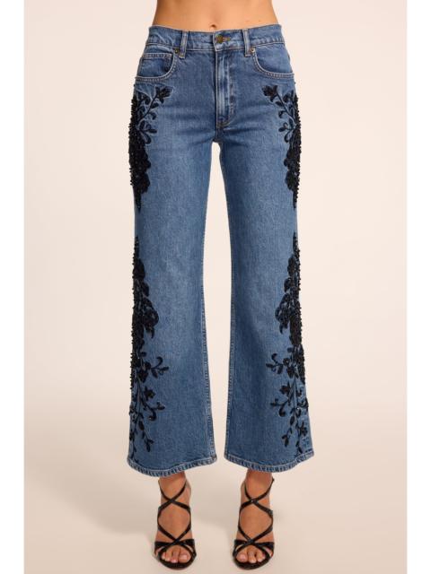 RAMY BROOK Lea Beaded Cropped Jean