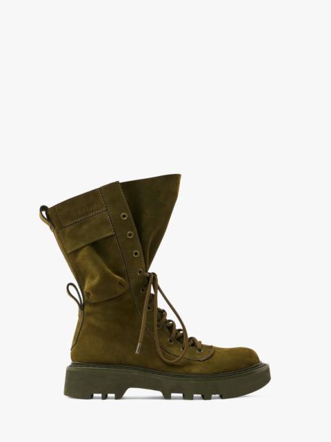 JW Anderson COMBAT LEATHER BOOTS