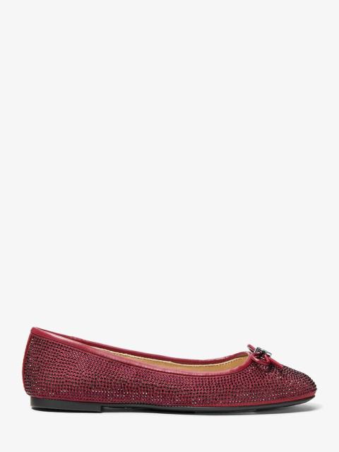 MICHAEL KORS Savannah Embellished Ballet Flat