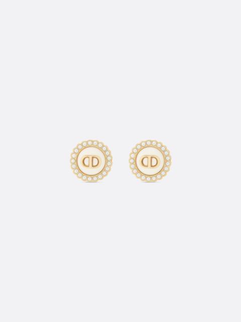 Petit CD Baroque Clip-On Stud Earrings