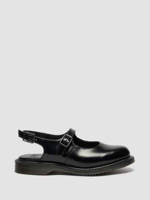 Dr. Martens Madaline Mary Jane Smooth Leather Sling Back Shoes