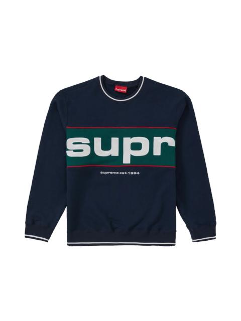 Supreme Supreme Piping Crewneck Navy