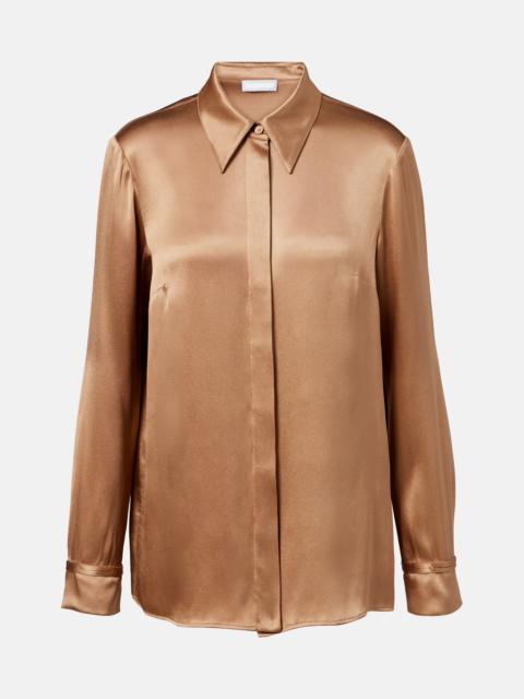 GABRIELA HEARST Cruz silk satin shirt