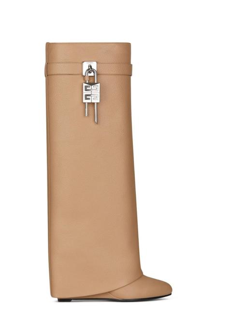 Givenchy Shark Lock Boots - Beige