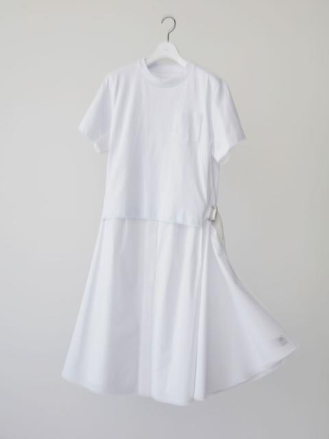 Thomas Mason Cotton Poplin x Cotton Jersey Dress