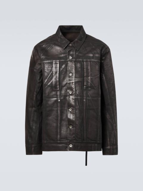 Rick Owens Coated denim jacket
