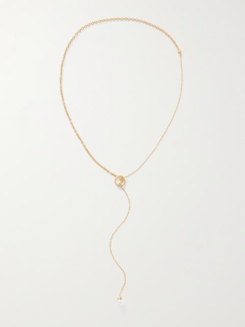 GUCCI Blondie Gold-tone Faux Pearl Necklace