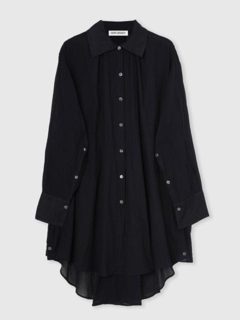 Our Legacy Gale Dress Black Voile | REVERSIBLE