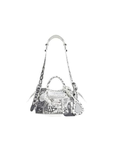 BALENCIAGA neo cagole xs handbag graffiti