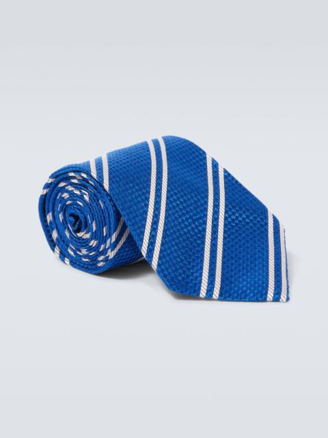 TOM FORD Striped silk twill tie