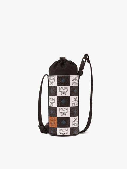 MCM Ottomar Bottle Holder in Checkerboard Visetos