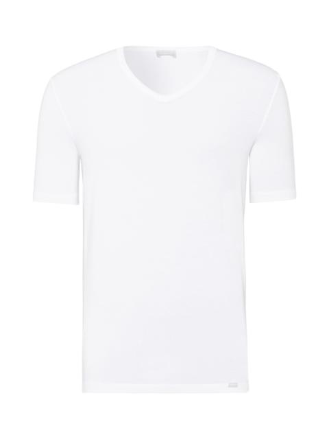 HANRO Natural Function TENCEL™ and Cotton Fitted V-Neck T-Shirt