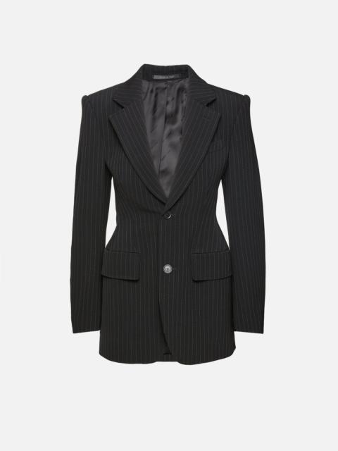 BALENCIAGA Hourglass Pinstripe Blazer