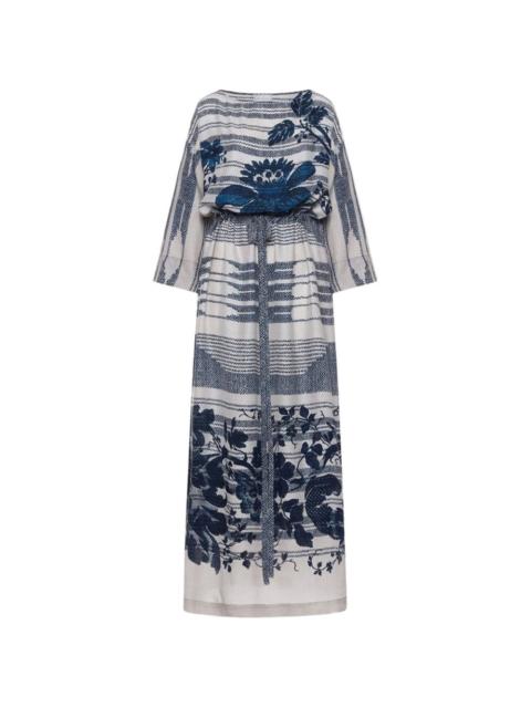 Pierre-Louis Mascia striped-pattern maxi dress