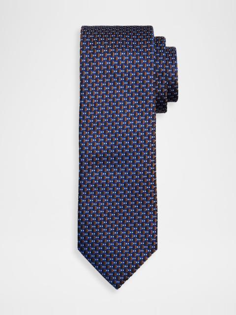 Brioni Men & apos;s Micro-Jacquard Silk Tie