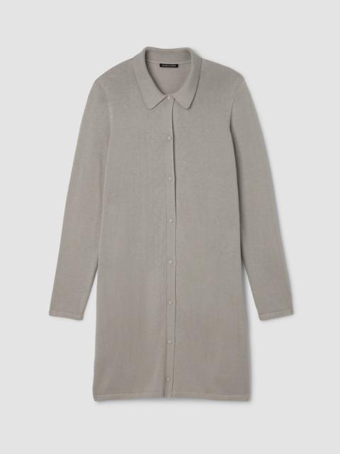 EILEEN FISHER Peruvian Cotton Blend Long Cardigan