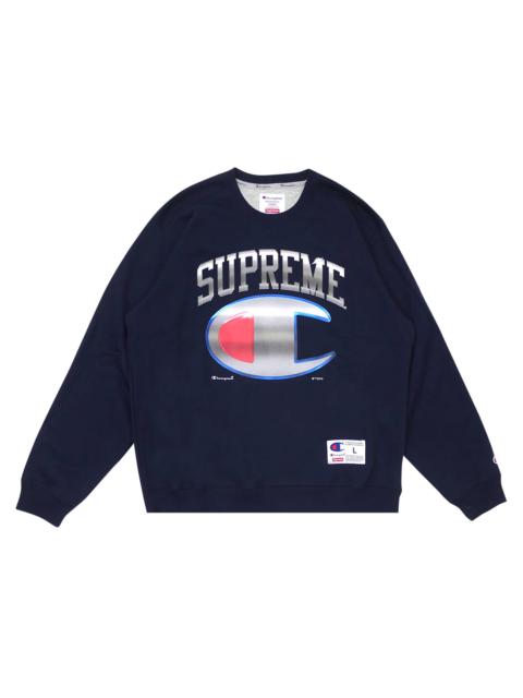 Supreme Supreme x WTAPS Crewneck 'Light Olive' | REVERSIBLE
