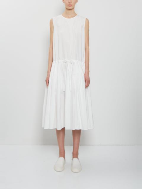 apuntob Technical Cotton Sleeveless Dress — Meringue