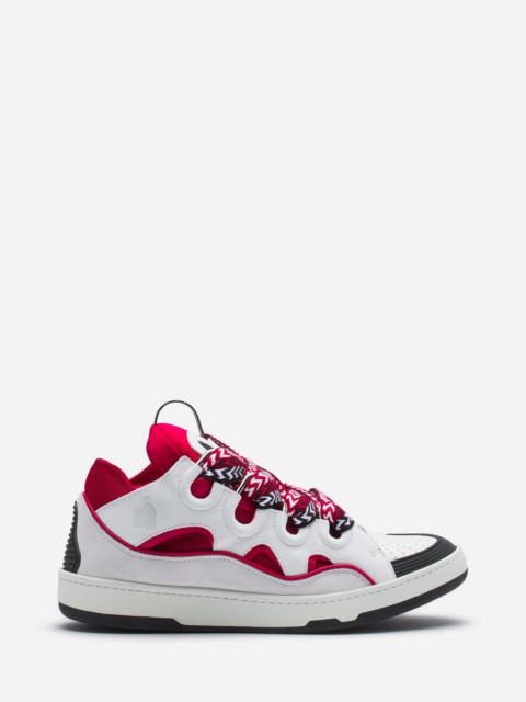 Lanvin LEATHER CURB SNEAKERS