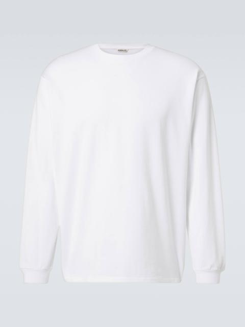 AURALEE Luster Plaiting cotton T-shirt